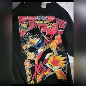 NARUTO SHAKA HEAVYWEIGHT GARMET DYED T SHIRT